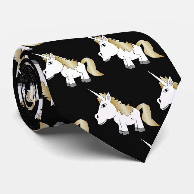 Gravata Design Unicorn (Rolled)