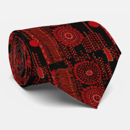 Gravata Design vermelho e preto de Deco