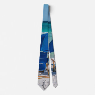 Gravata Destin Florida Chairs E Umbrella Neck Tie