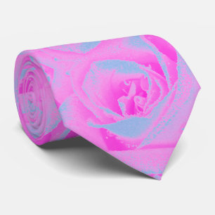 Gravata Detalhe perfeito de cor rosa e Rosa azul claro