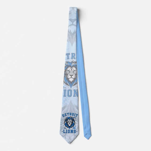 Gravata Detroit Lions futebol (Frente)
