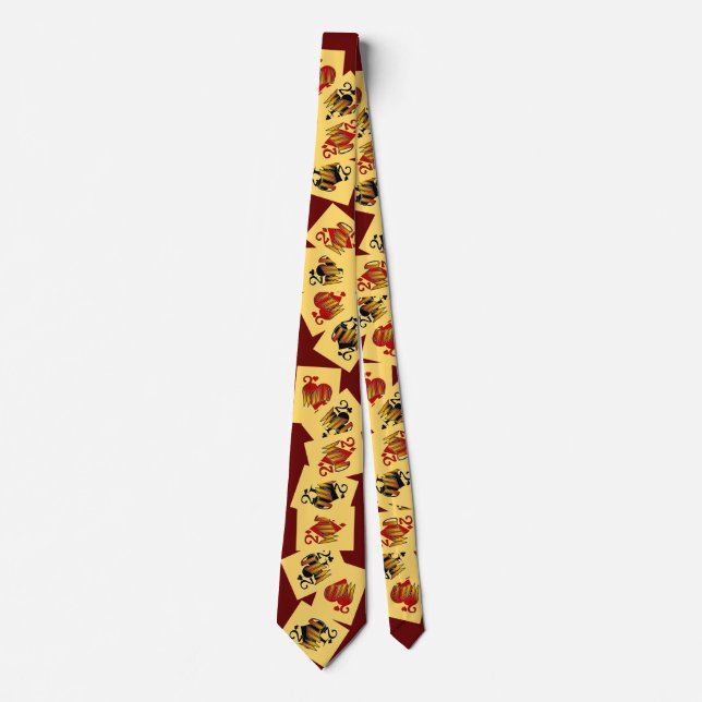 Gravata Deuces Wild Poker Tie (Frente)