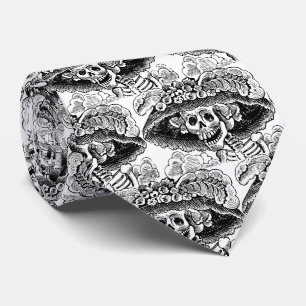 Gravata Dia da Eleição da Morte - La Calavera Catrina