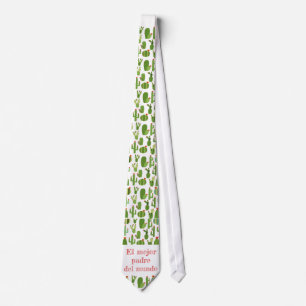 Gravata Dia de os pais mexicano: Estilo Cactus