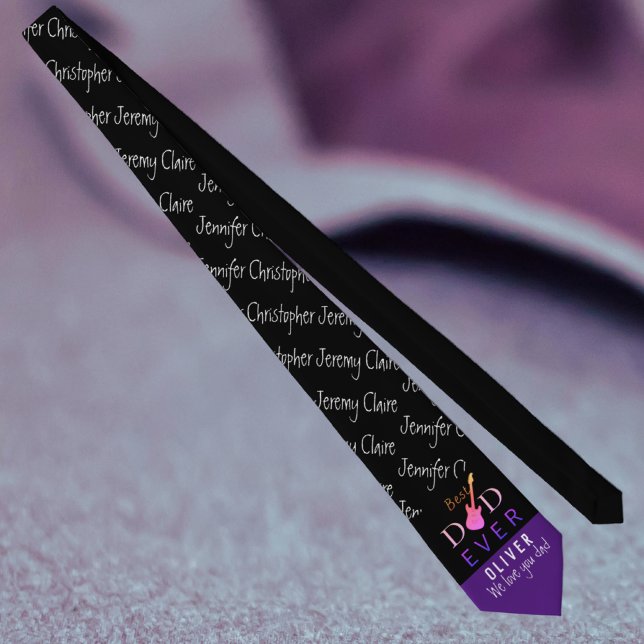 Gravata Dia de os pais Moderno Legal e Custa de Script do  (Criador carregado)