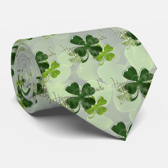 Gravata Dia de São Patrício (Rolled)