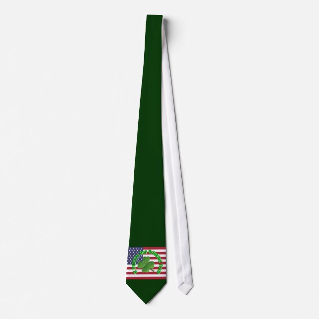Gravata Dia de São Patrício Americano (Frente)