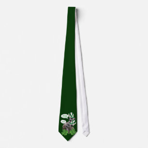 Gravata Dia de São Patrício meerkat engraçado