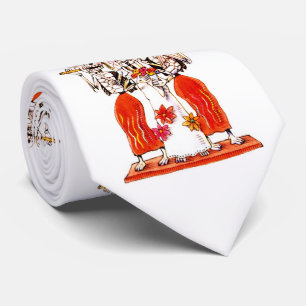 Gravata Dia do Crânio Morto - Skeleton Fiesta Tie