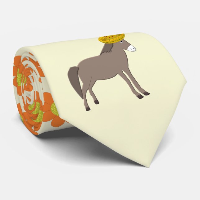 Gravata Dia do Donkey Mexicano dos Mortos (Rolled)