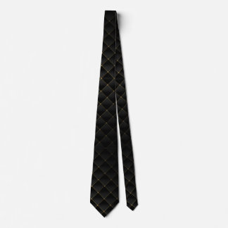 Gravata Diamante de luxo, preto e de ouro