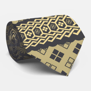 Gravata Diamond and Tortoise Pattern