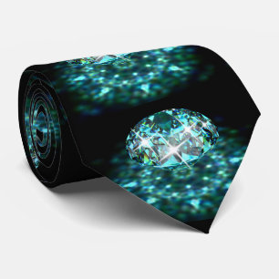 Gravata Diamond Gemstone elegante