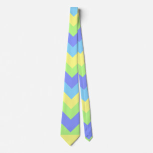 Gravata Diamonds in Pastel Striped Pattern