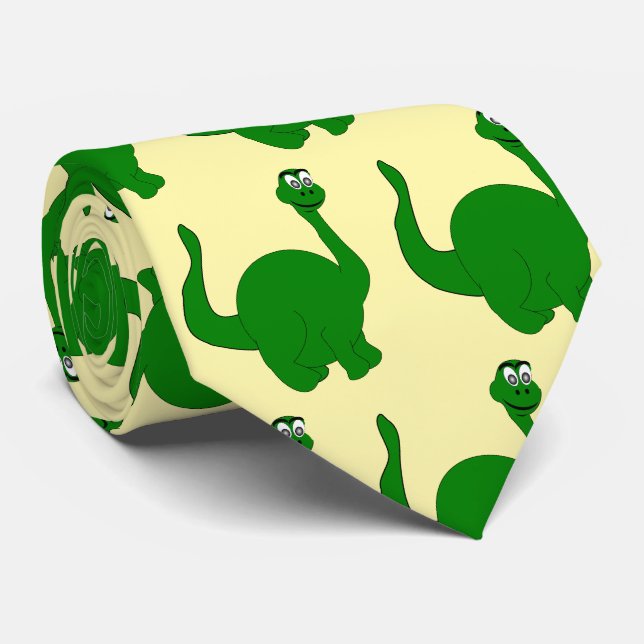 Gravata Dinossauro Design (Rolled)