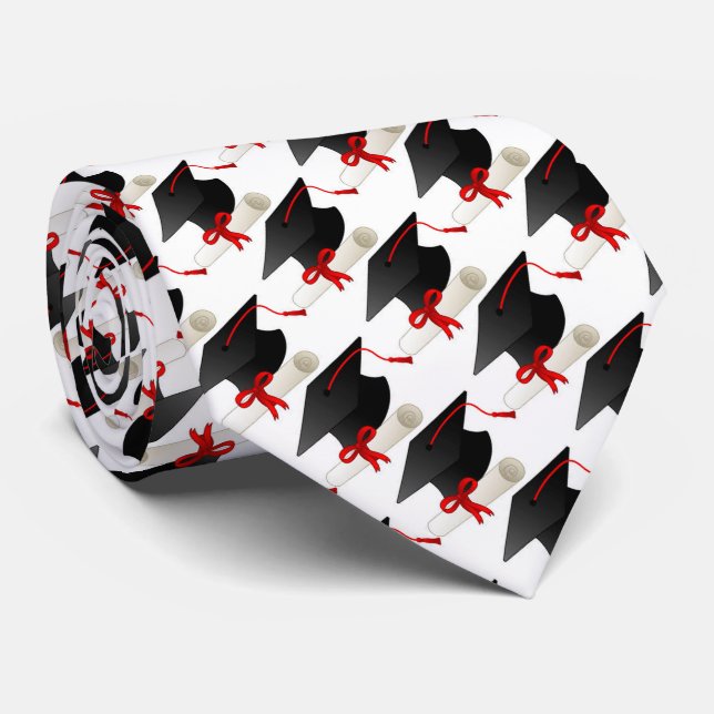 Gravata Diploma e boné da graduação