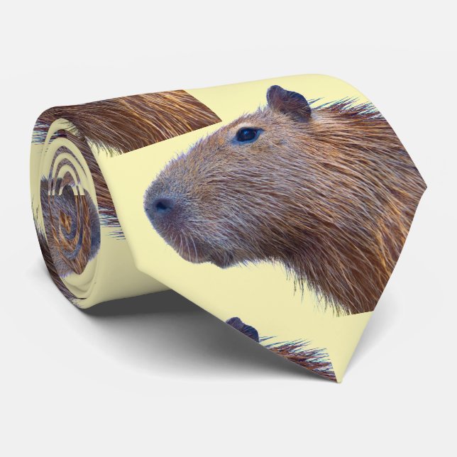Gravata Diversão Capybara Neck Tie (Rolled)