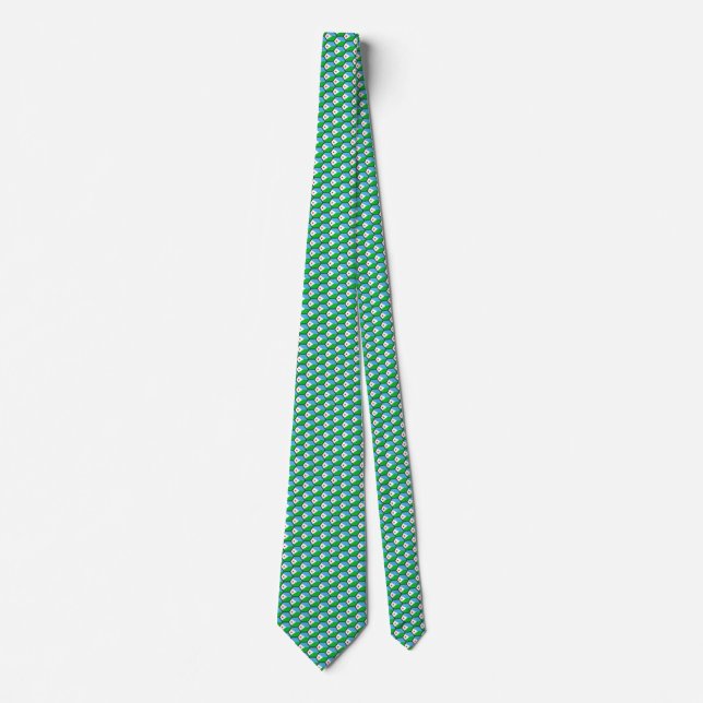 Gravata Djibouti Flag Honeycomb Tie (Frente)