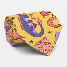 DnD NeckTie, Padrão de Dice D20, Dongeon Master Gi