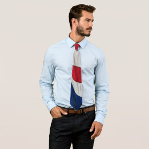 Gravata do Dia 4 de Julho com Bandeira Americana