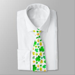 Gravata do Dia de São Patrício Shamrock