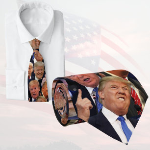 Gravata do Donald Trump Rostos Divertidos de Tru