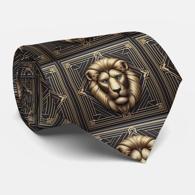 Gravata do Leão Rugidor | Moda Masculina (Rolled)