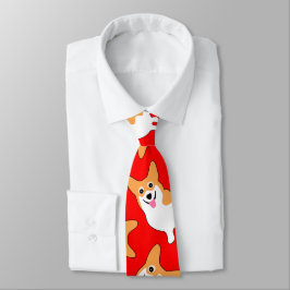 Gravata do Natal do Corgi de Galês do Pembroke