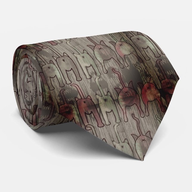 gravata do pescoço do bumbum do gato (Rolled)