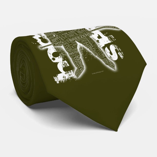 Gravata do Pescoço do Hockey Speak (Rolled)
