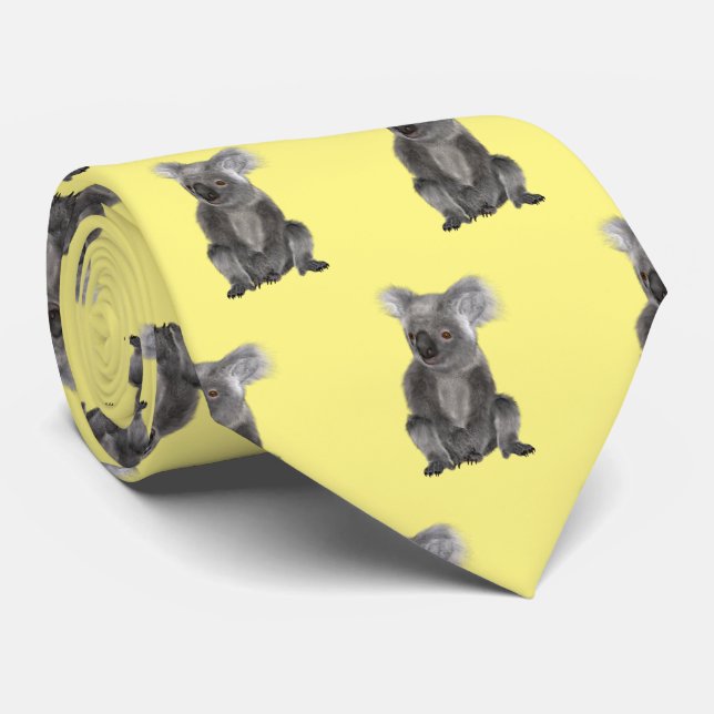 Gravata do Pescoço do Urso Koala (Rolled)