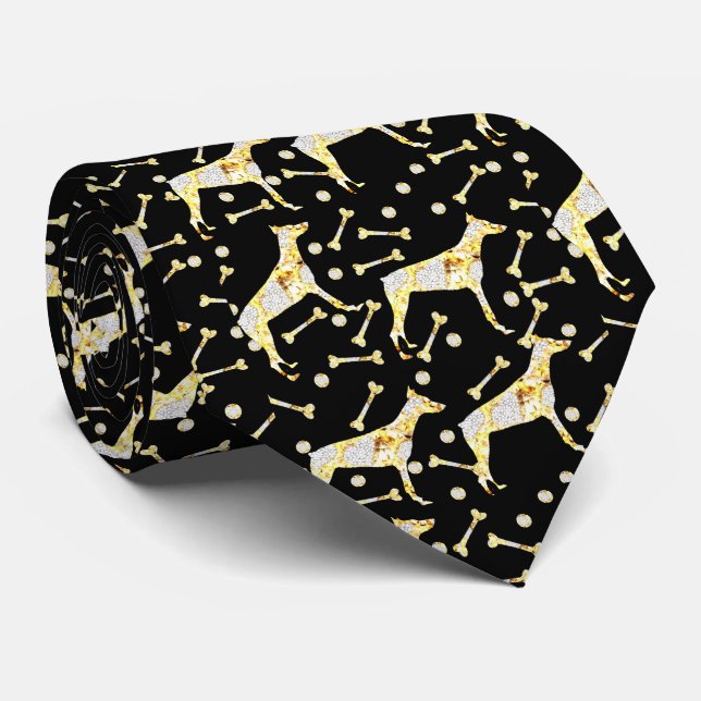 GRAVATA DOBERMAN PINSCHER (Rolled)