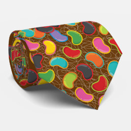 Gravata Doce Colorido Groovy Retro Jellybeans Pop Tie