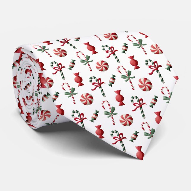 Gravata Doces de Natal (Rolled)