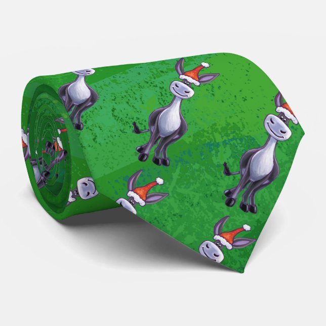 Gravata Donkey Christmas (Rolled)