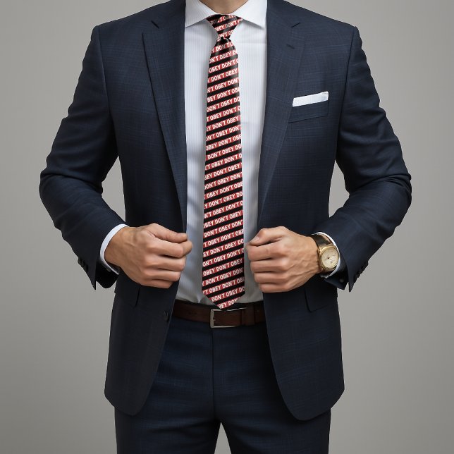 Gravata Don't Obey Portland Frog Protest (Criador carregado)