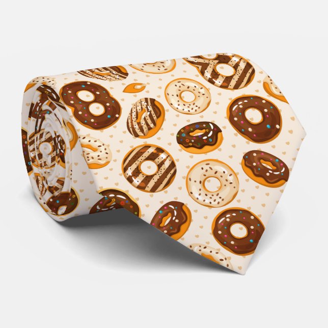 Gravata Donut Lover Pattern  (Rolled)