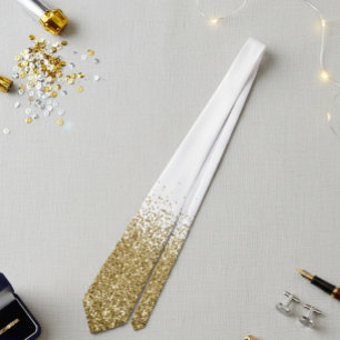 Gravata Dourado aspecto de Largura de Ombro de Quebra de Á