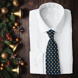 Gravata Dourado Natal com Feriado de Arco Vermelho