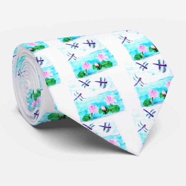 Gravata Dragonfly, Lilly Flowers Pond (Rolled)