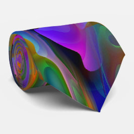 Gravata Dreamscape moderna abstrato