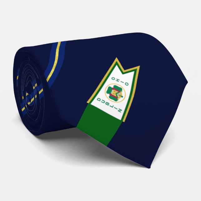 Gravata Dublin (Ohio), bandeira da cidade, Neck Tie (Rolled)