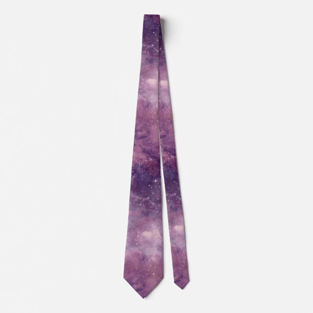 Gravata Dusk Rose Galaxy Série Design 1  (Frente)