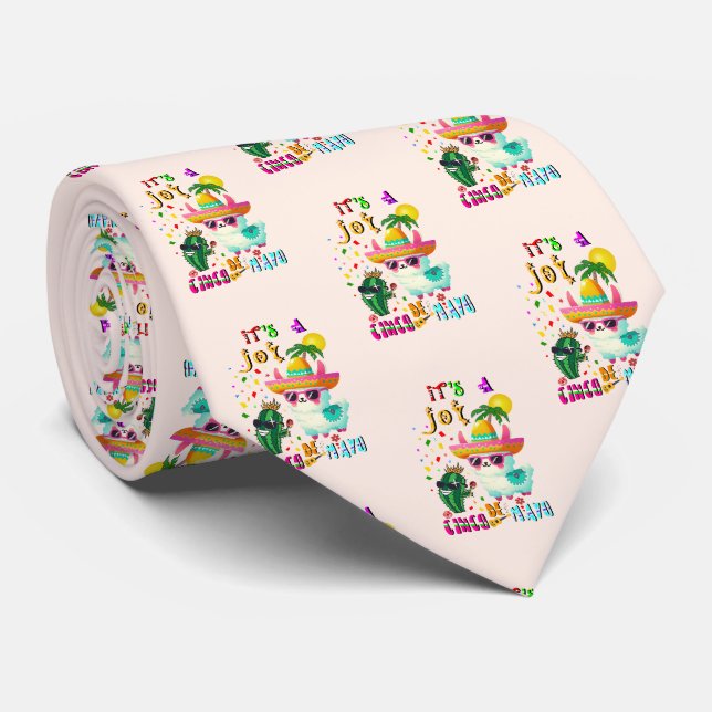 Gravata É Uma Alegria Cinco De Mayo (Rolled)