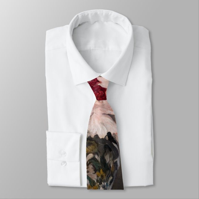 Gravata Edouard Manet - Vaso de Peões em Pequeno Pedestal (Amarrado)