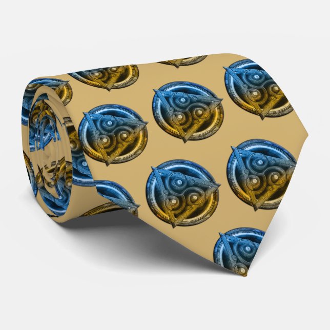 Gravata Eetéal Celta Mandala da Dualidade (Rolled)
