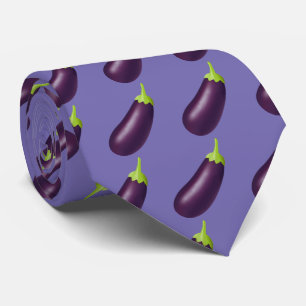 Gravata EggPlant Emoji Neck Tie
