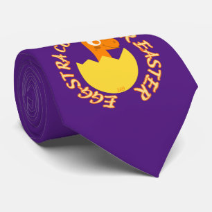 Gravata EGGSTRA BONITA PARA PÁSCOA de dino páscoa engraçad
