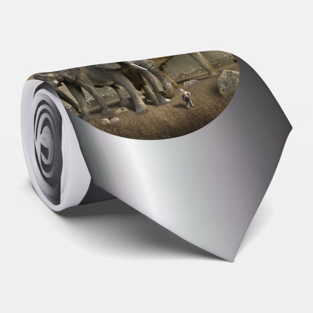 Gravata Elefante Hunter no Safari (Rolled)