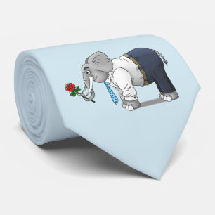 Gravata Elefante Romântico
